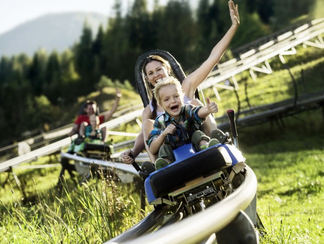 Lucky Flitzer - die ganzjährige Sommerrodelbahn in Flachau © Flachau Tourismus